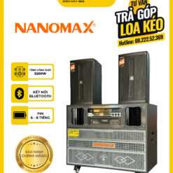 Combo Loa Điện Chính Hãng Nanomax Pro-909 + Loa Full 3 Tấc Công Suất Tổng 5.200W