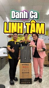 Loa Kéo Xách Tay Công Suất Lớn " Chính Hãng " Nanomax S03 - Bass 30cm Nén 2 Cầu ( 1100W )